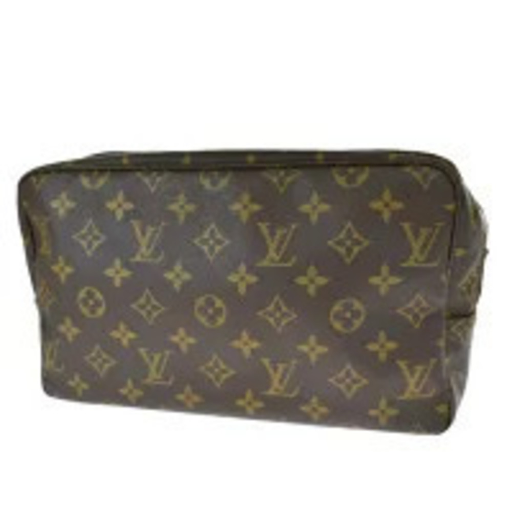 Louis Vuitton Trouse Toilette Bag Shoulder Pouch Monogram Leather